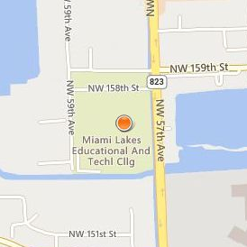 Miami Lakes Educational Center and Technical College Location Map - Street View