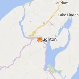 Michigan Technological University Location Map - City View