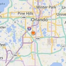 Orange Technical College Mid Florida Location Map - City View