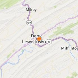 Mifflin County Academy of Science and Technology Location Map - City View