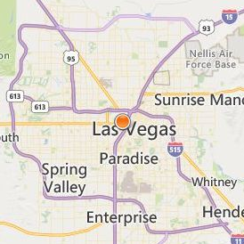 Milan Institute Las Vegas Location Map - City View