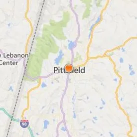 Mildred Elley Pittsfield Location Map - City View