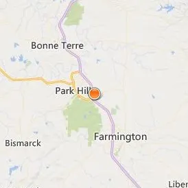 Mineral Area College Location Map - City View