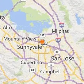 Mission College Location Map - City View