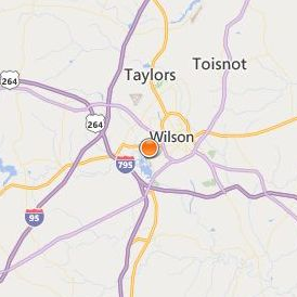 Mitchells Hairstyling Academy Wilson Location Map - City View