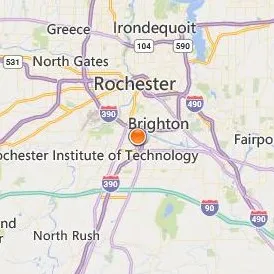 Monroe Community College Location Map - City View