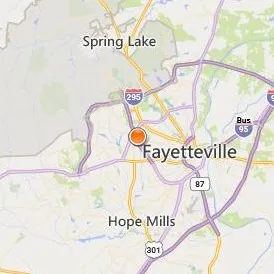Paul Mitchell the School Fayetteville Location Map - City View