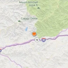 Montreat College Location Map - City View