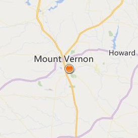 Mount Vernon Nazarene University Location Map - City View