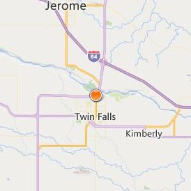 Aveda Institute Twin Falls Location Map - City View