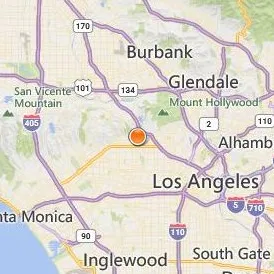 Musicians Institute Location Map - City View