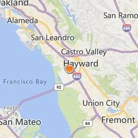 Unitek College Hayward Location Map - City View