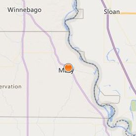 Nebraska Indian Community College Location Map - City View