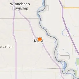 Nebraska Indian Community College Location Map - City View