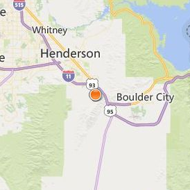 Nevada State College Location Map - City View