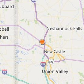 New Castle School of Trades Location Map - City View