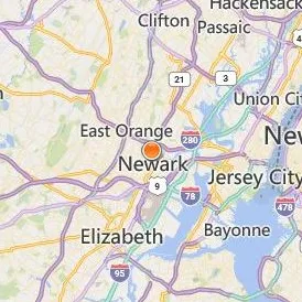 New Jersey Institute of Technology Location Map - City View