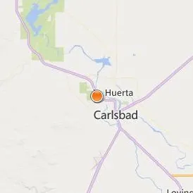 Southeast New Mexico College Location Map - City View