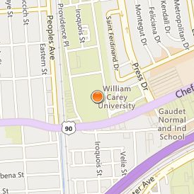 New Orleans Baptist Theological Seminary Location Map - Street View