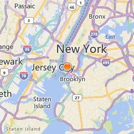 New York Law School Location Map - City View