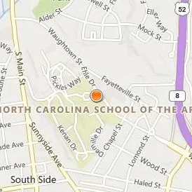 University of North Carolina School of the Arts Location Map - Street View