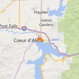 North Idaho College Location Map - City View
