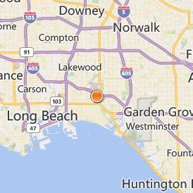 North West College Long Beach Location Map - City View