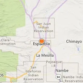 Northern New Mexico College Location Map - City View