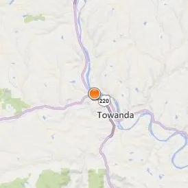 Northern Tier Career Center Location Map - City View