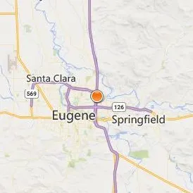 Northwest College Eugene Location Map - City View