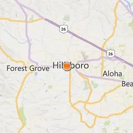 Northwest College Hillsboro Location Map - City View