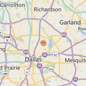 Ogle School Hair Skin Nails Dallas Location Map - City View