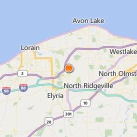Ohio Business College Sheffield Location Map - City View