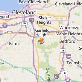 Ohio Center for Broadcasting Valley View Location Map - City View