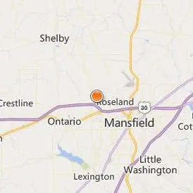 Ohio State University Mansfield Location Map - City View