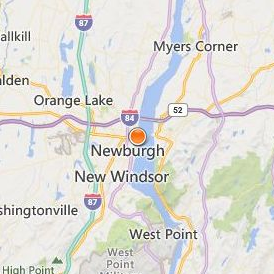 Orange Ulster BOCES Practical Nursing Program Location Map - City View