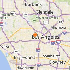 Pacific States University Location Map - City View