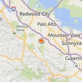 Palo Alto University Location Map - City View