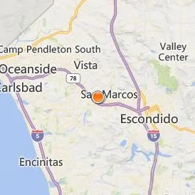 Palomar College Location Map - City View