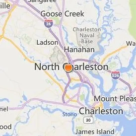 Paul Mitchell the School Charleston Location Map - City View