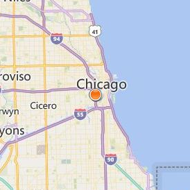 Paul Mitchell the School Chicago Location Map - City View