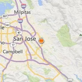 Paul Mitchell the School San Jose Location Map - City View