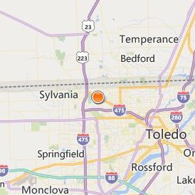 Paul Mitchell the School Toledo Location Map - City View