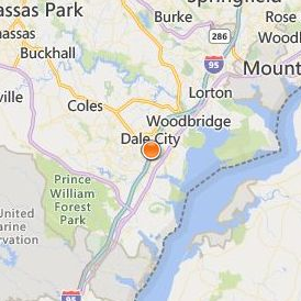 Paul Mitchell the School Woodbridge Location Map - City View