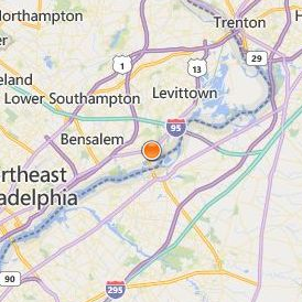 Pennco Tech Bristol Location Map - City View