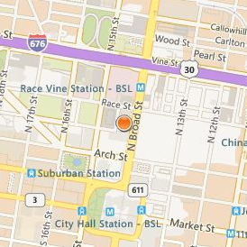 Pennsylvania Academy of the Fine Arts Location Map - Street View