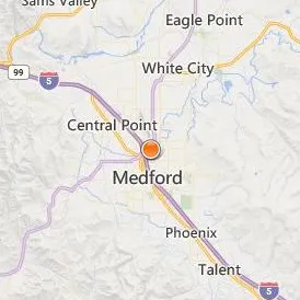Phagans Medford Beauty School Location Map - City View