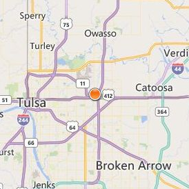 Phillips Theological Seminary Location Map - City View
