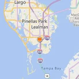 Pinellas Technical College St. Petersburg Location Map - City View
