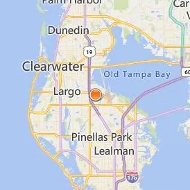 Pinellas Technical College Clearwater Location Map - City View
